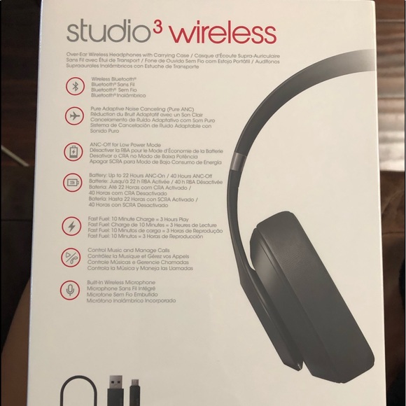 BRAND NEW Beats Studio3 Wireless Headphones - Picture 3 of 4